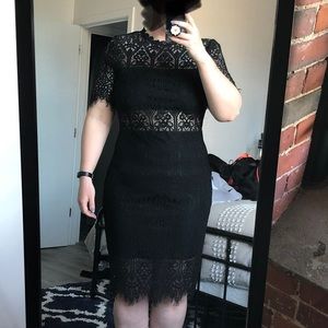 Black Lace cocktail dress